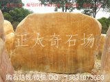  3米寬臥石景觀黃蠟石 刻字招牌石 編號2744