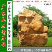  3.3米高立石 天然黃蠟石 鎮(zhèn)宅風(fēng)水石 編號C-1501